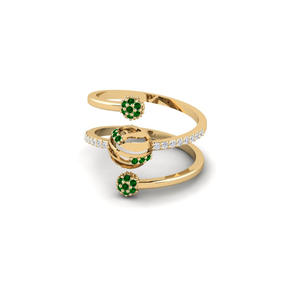 Green Zirconia Ring Sgeul