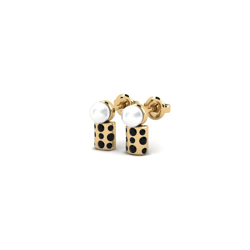 Black Diamond Women's Earring Slonim