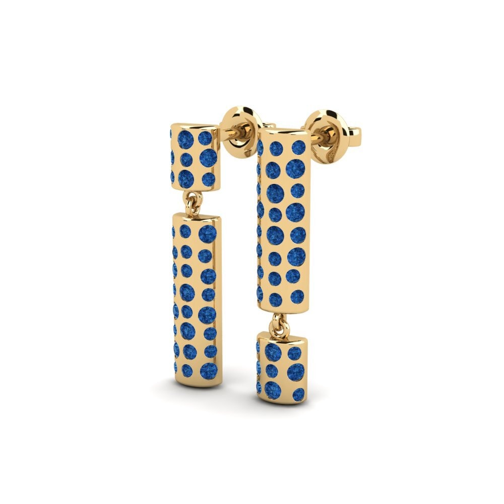 sapphire-zirconia Women's ต่างหู Tamsalu