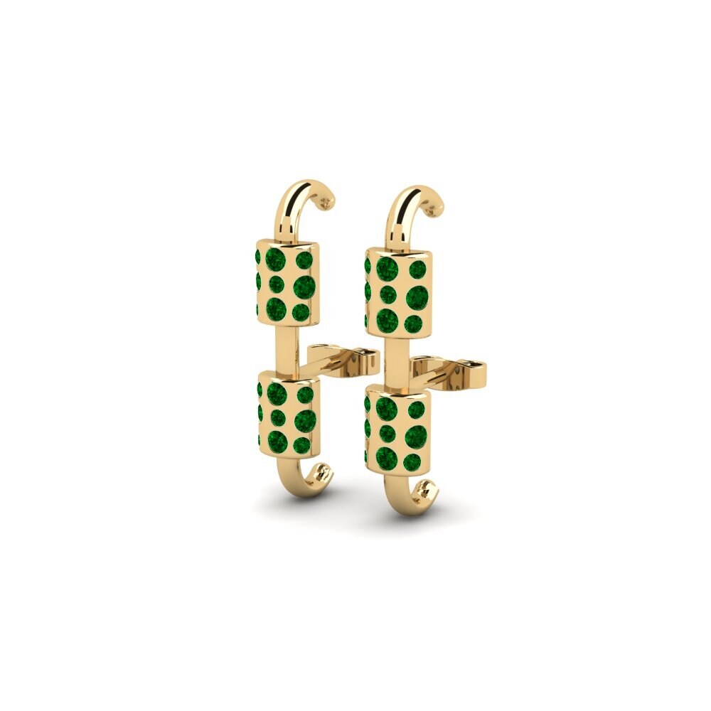 Green Zirconia Women's Earring Wronki