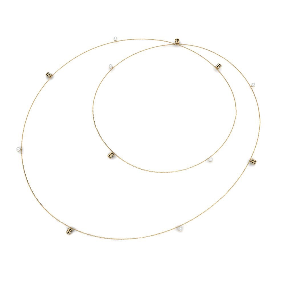 Black Diamond Women's Necklace Bjaroza