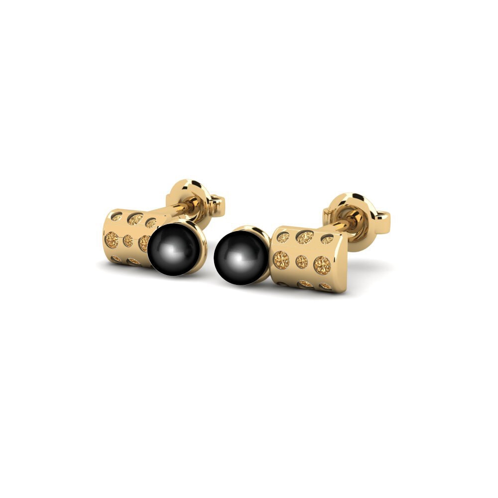 Brown Diamond Women's Earring Nowogard