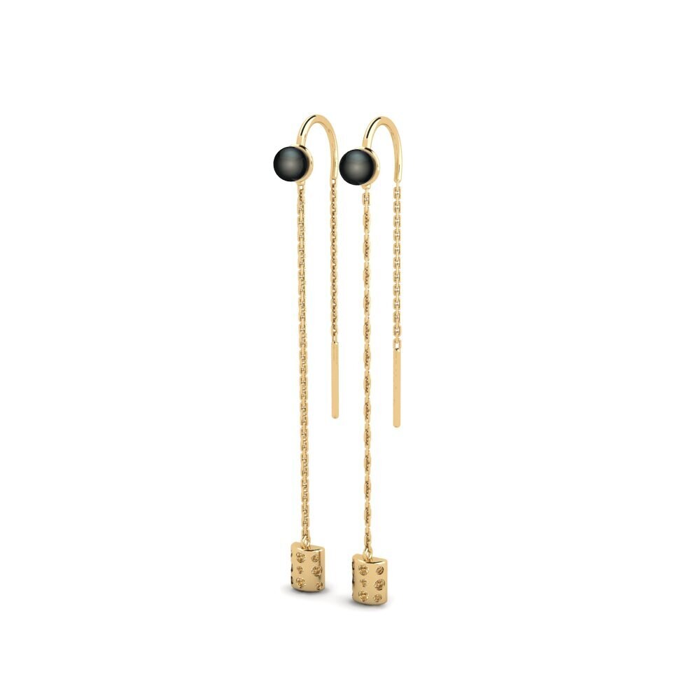 Brown Diamond Women's Earring Rahacou