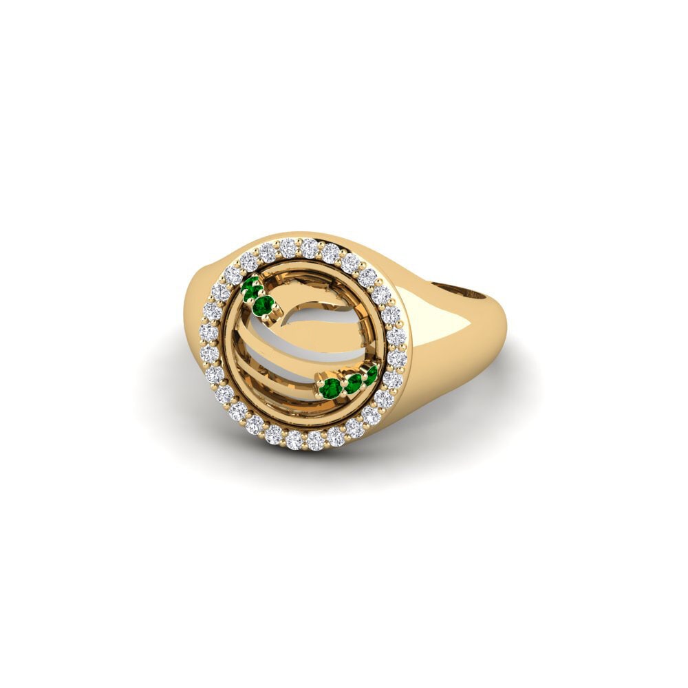 Green Zirconia Ring Tarinas