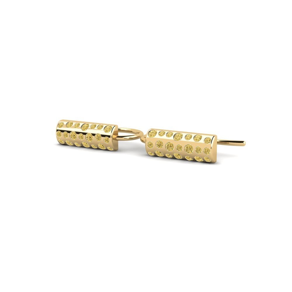 Diamante Amarillo Pendiente de mujer Tartu