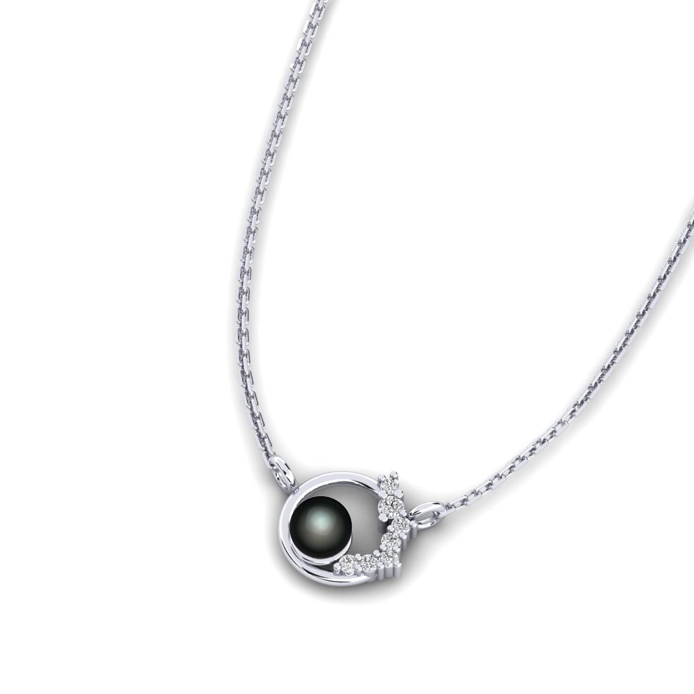 14ct White Gold Women's Necklace Veruleika