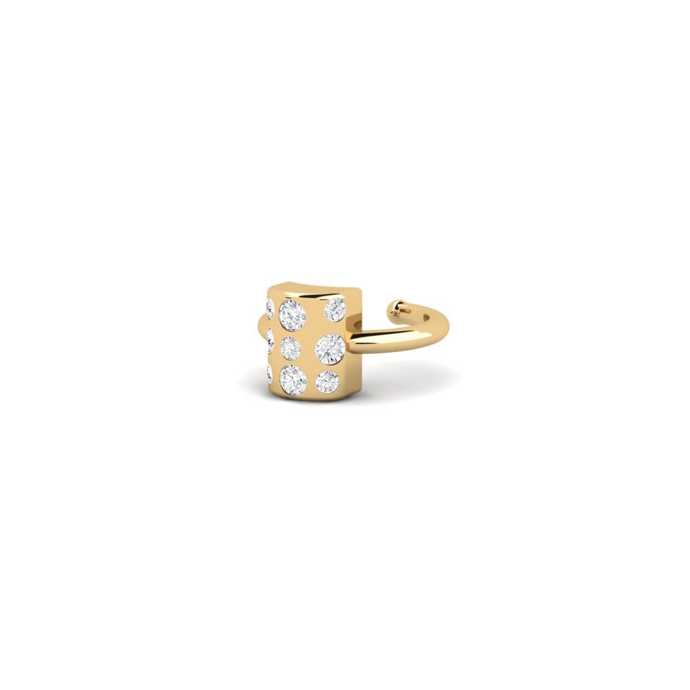 Saphir Blanc Boucle d'oreille femme Wadowice