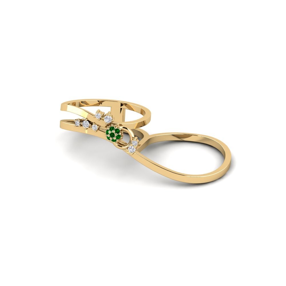 Green Zirconia Ring Willarina