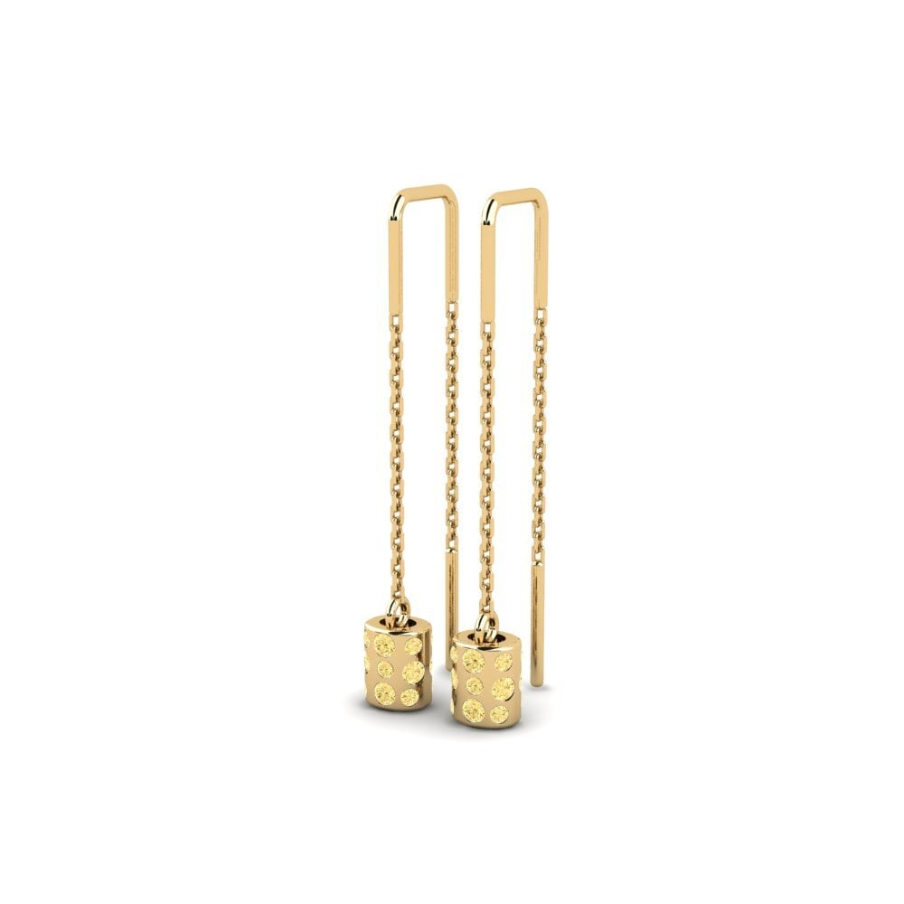 Yellow Diamond Women's Earring Wolbrom