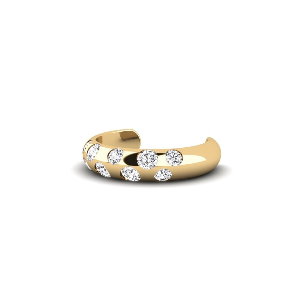 Saphir Blanc Boucle d'oreille femme Zlobin