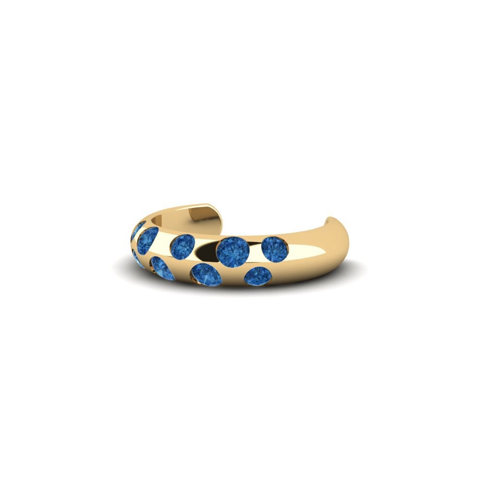 sapphire-zirconia Women's ต่างหู Zlobin