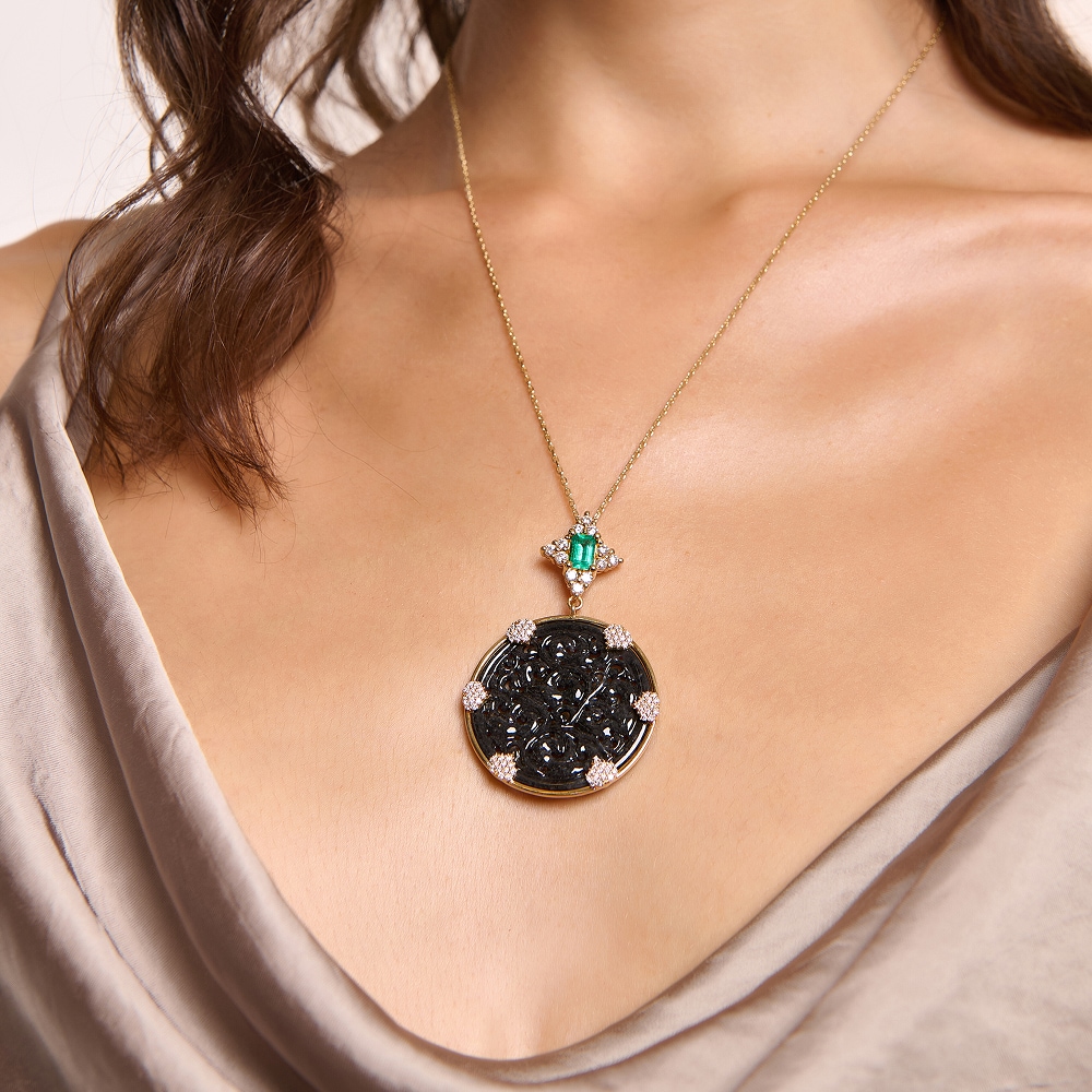 Women's Pendant Blackjade