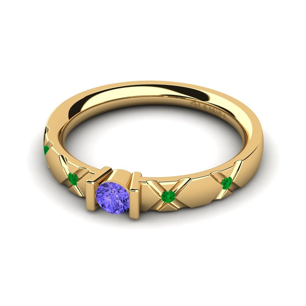 9k Yellow Gold Engagement Ring Alidia