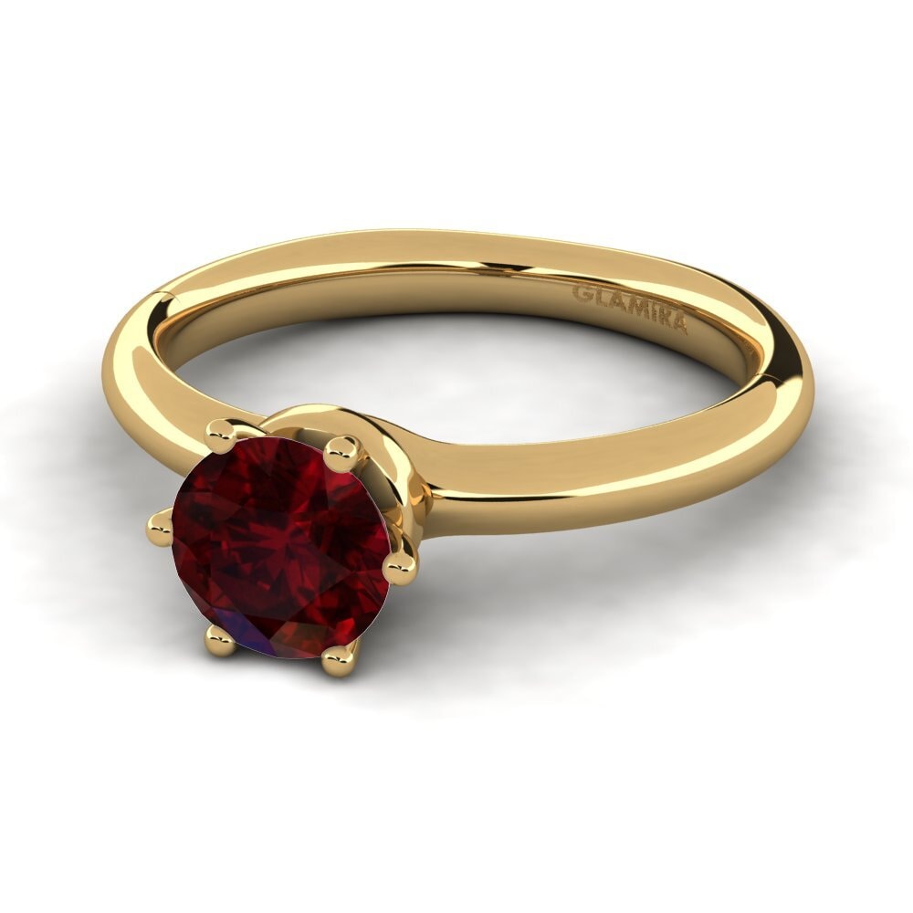 Garnet Engagement Ring Almira 0.8 crt