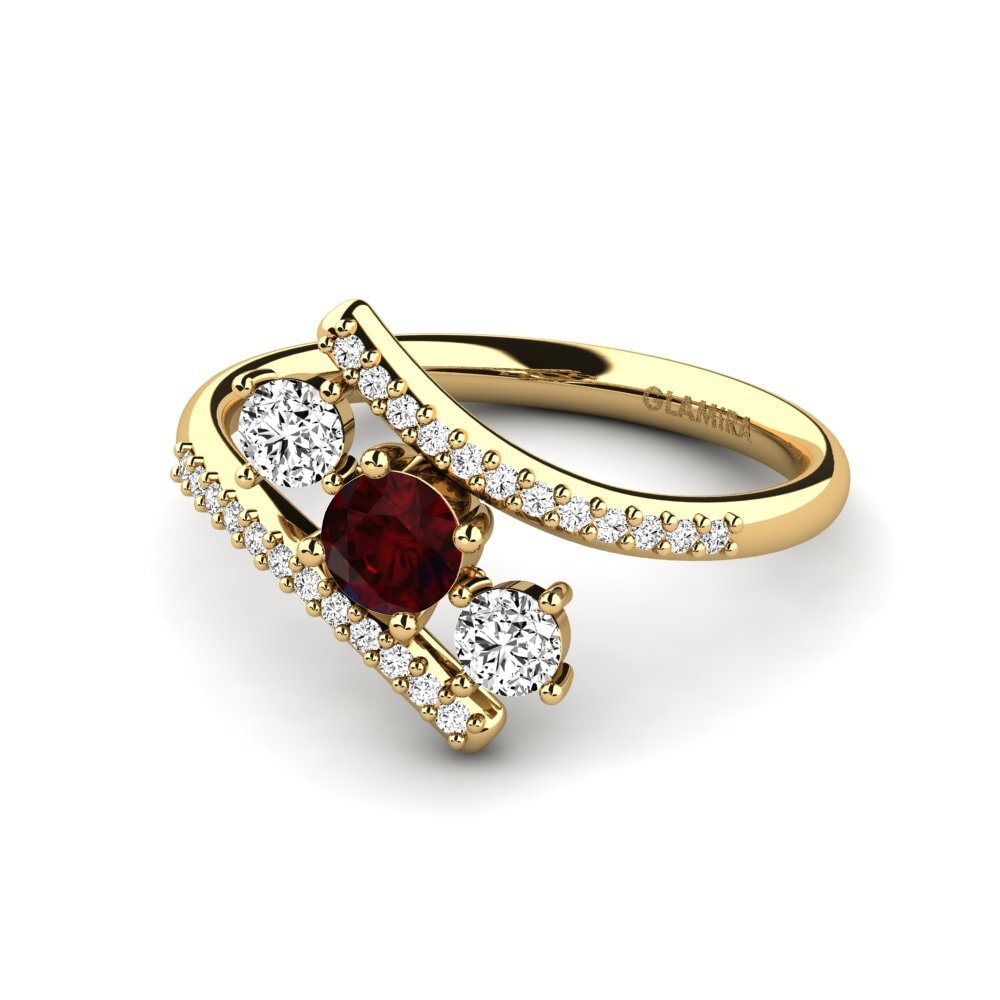 Garnet Engagement Ring Anjatonia