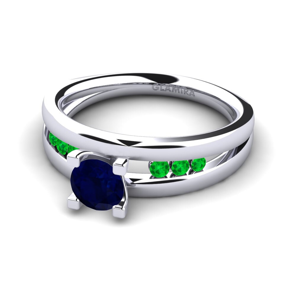 Zafiro Anillo de compromiso Bayamine