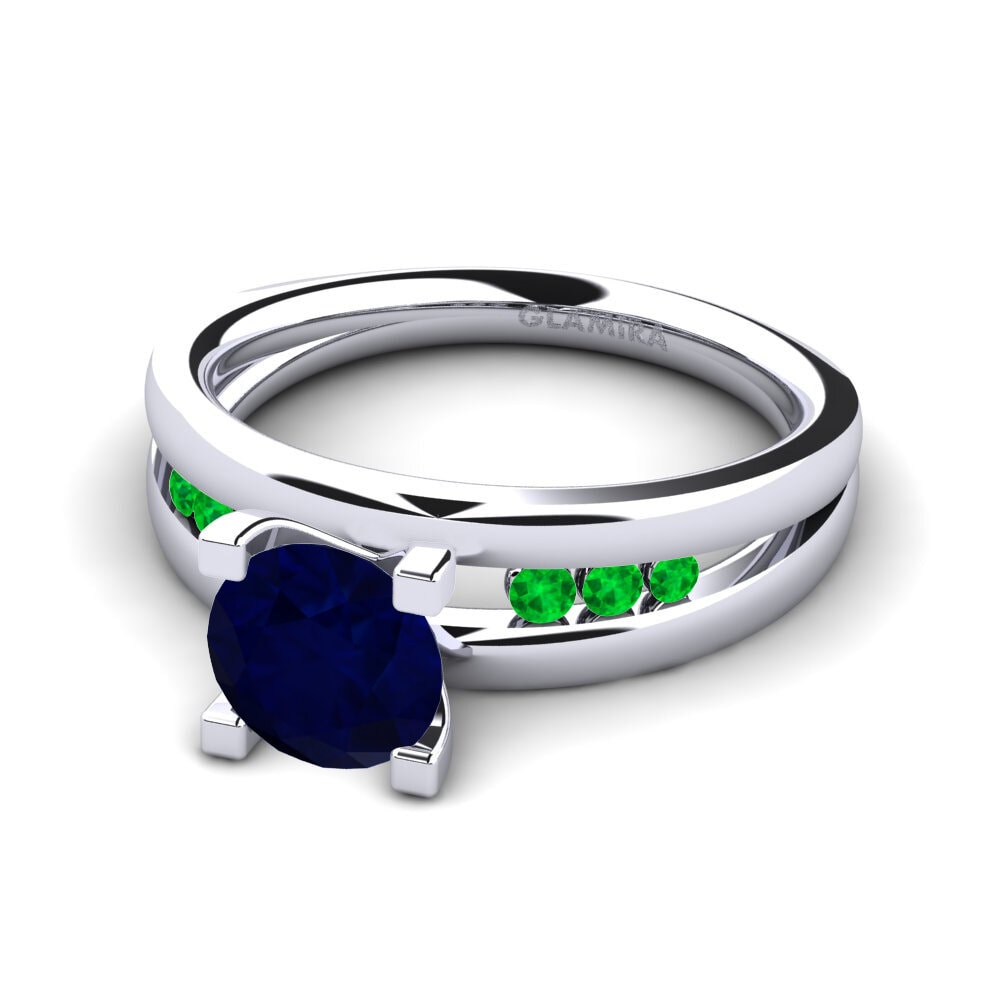 Sapphire Engagement Ring Bayamine 1.0 crt