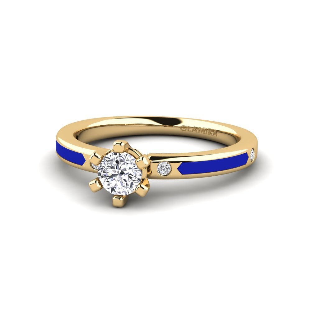 9ct Yellow Gold Engagement Ring Beniamina