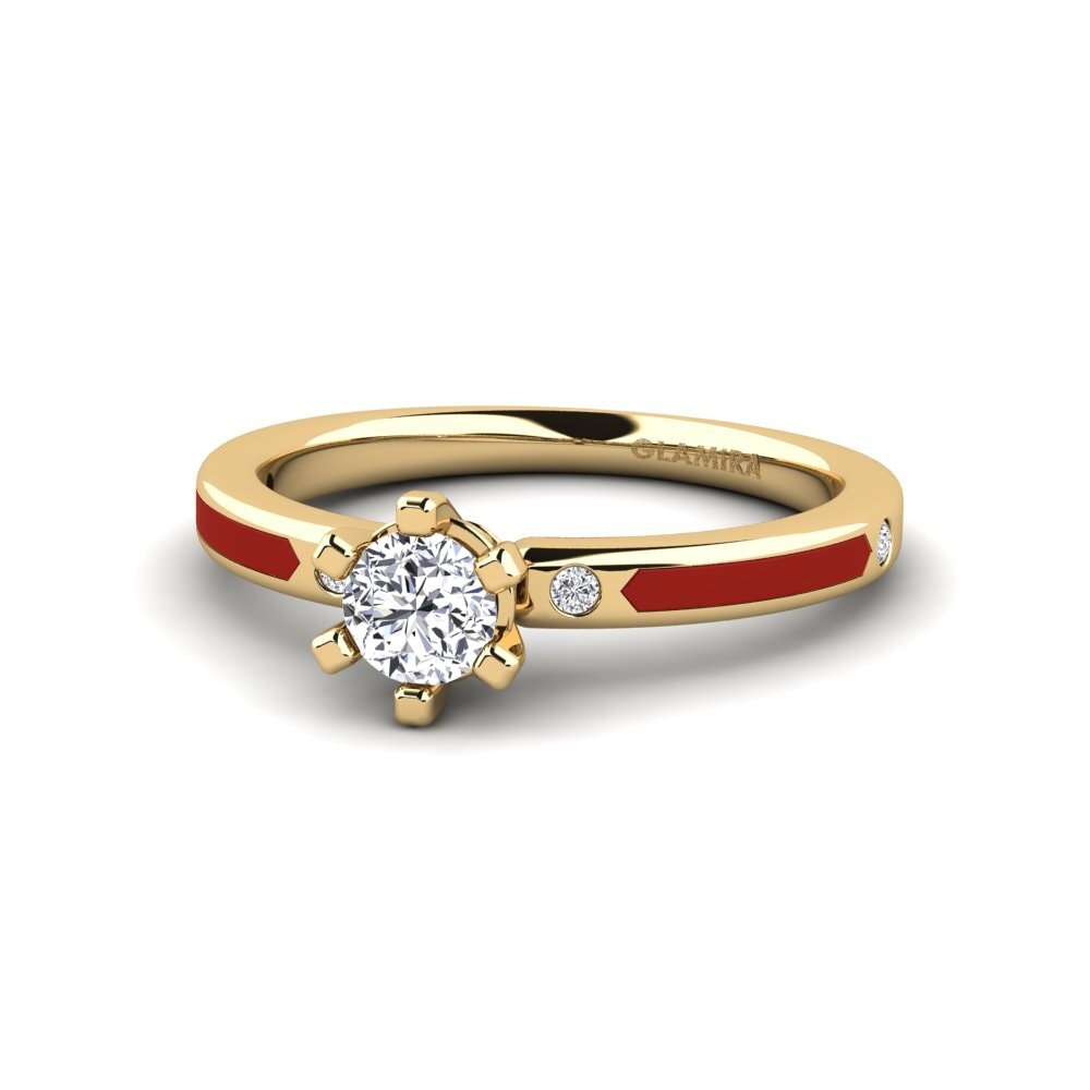9ct Yellow Gold Engagement Ring Beniamina