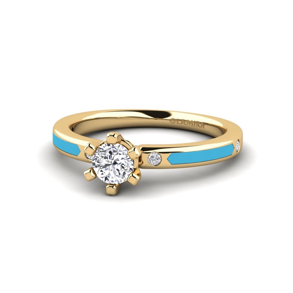 Gelbgold 375 Verlobungsring Beniamina