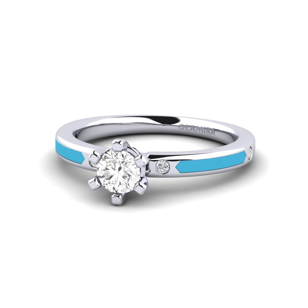 Ringe Solitär-Design 950 Platin