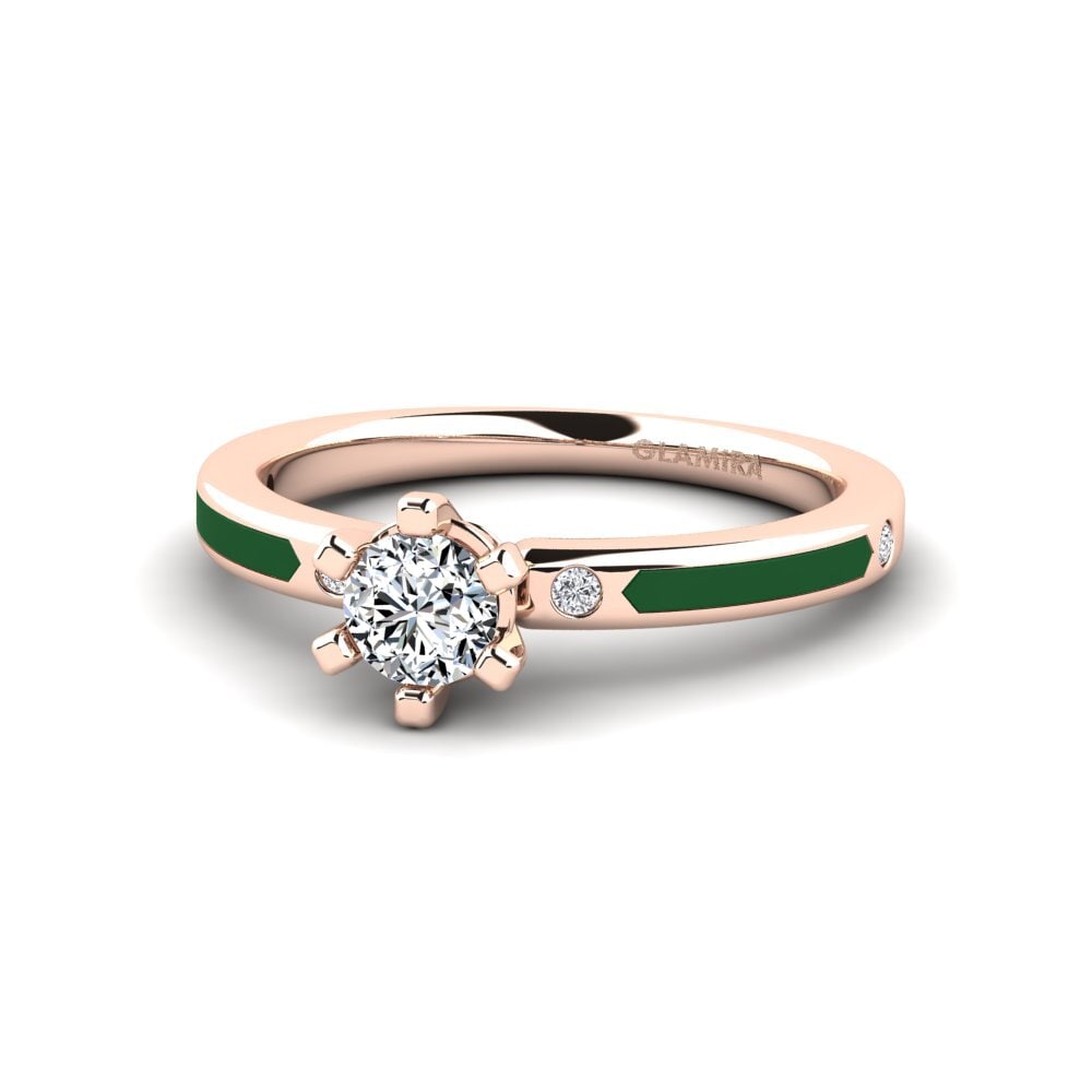 Design Solitaire Zirconia Engagement Rings