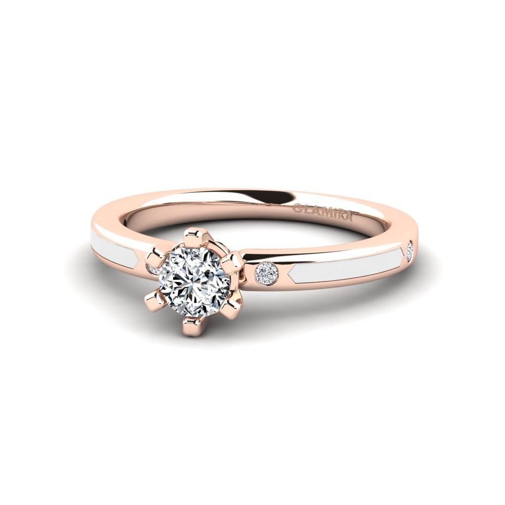 Ringe Solitär-Design Zirkonia