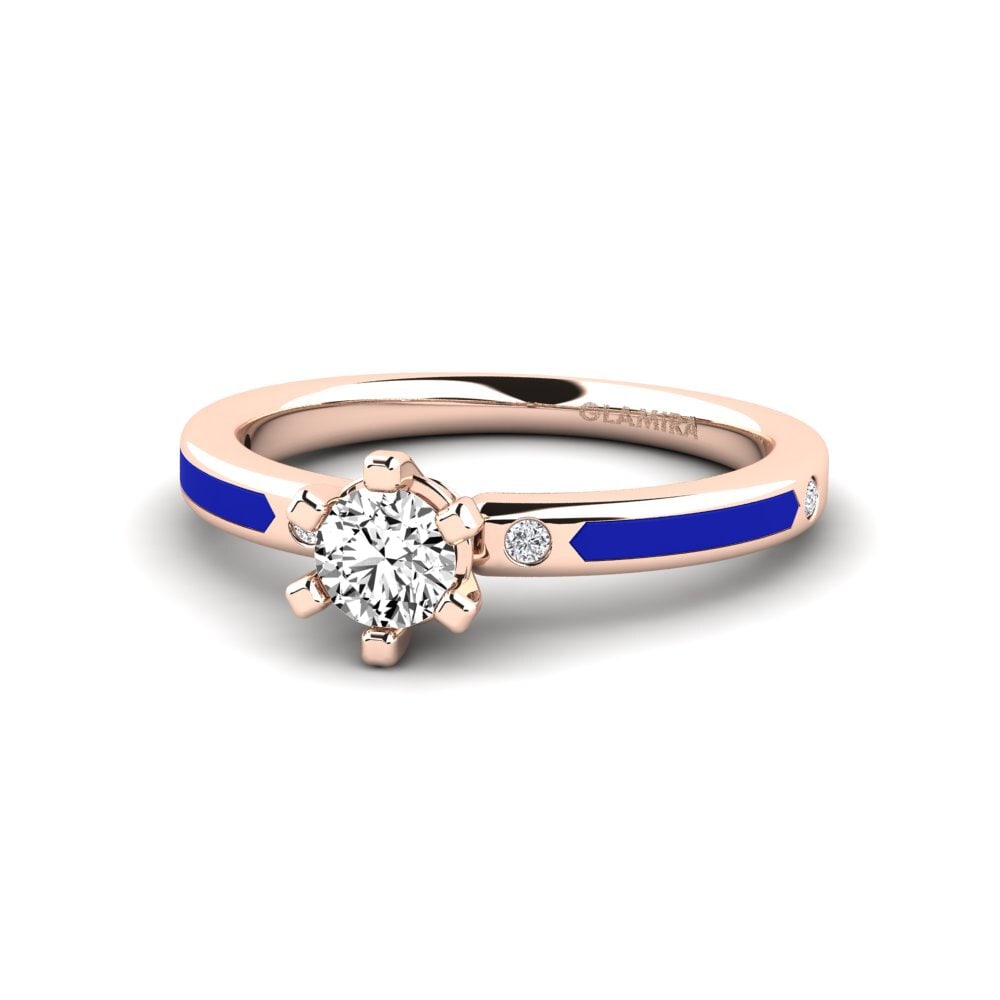 Ringe Solitär-Design Moissanit