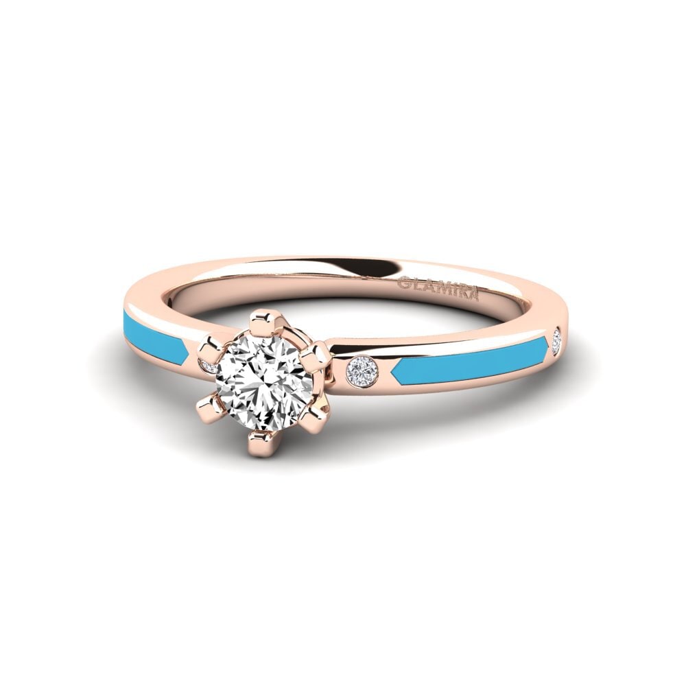 Ringe Solitär-Design Moissanit
