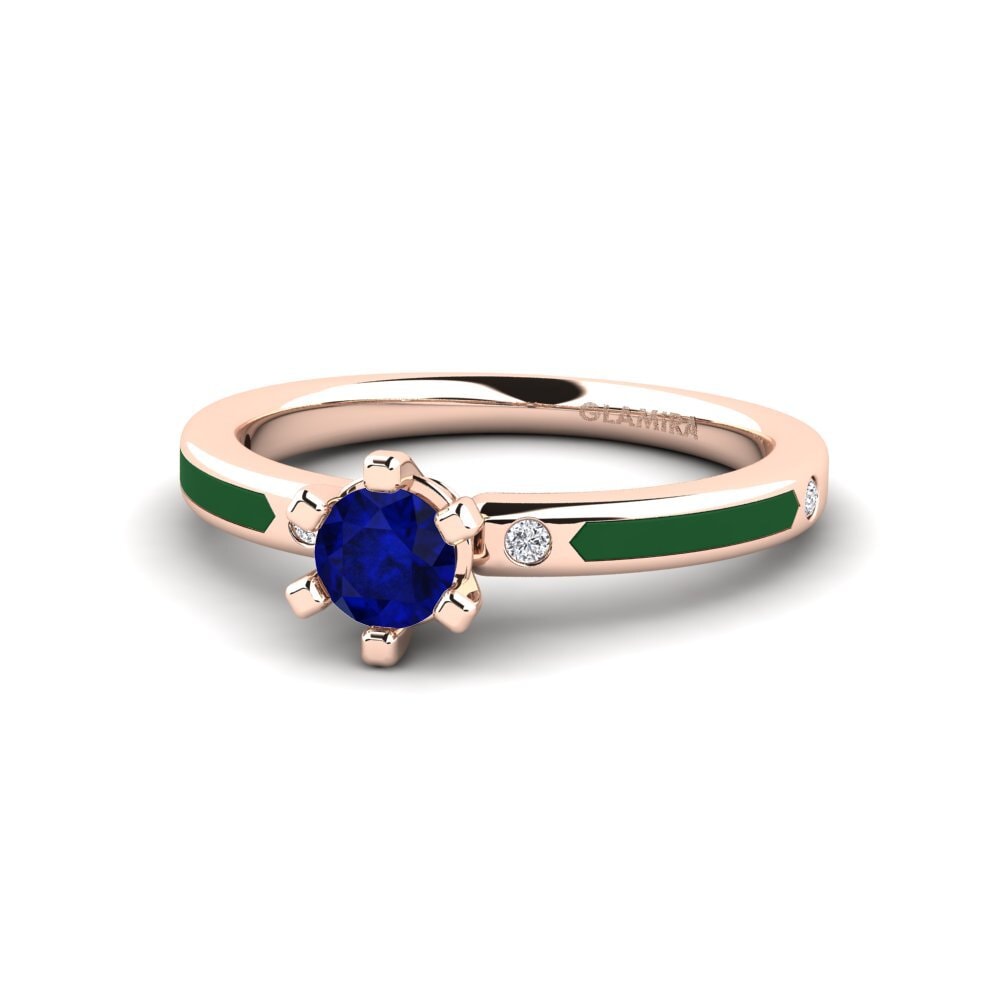 Ringe Solitär-Design Saphir