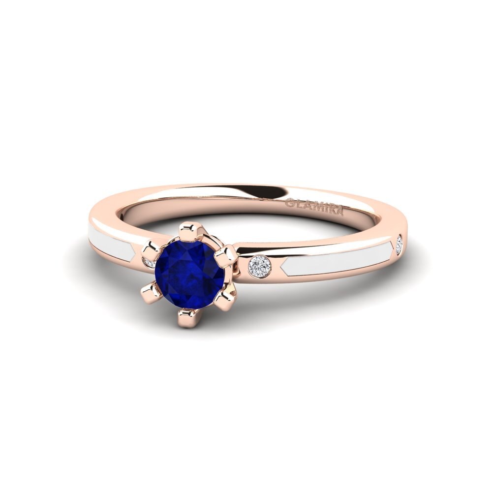 Ringe Solitär-Design Saphir