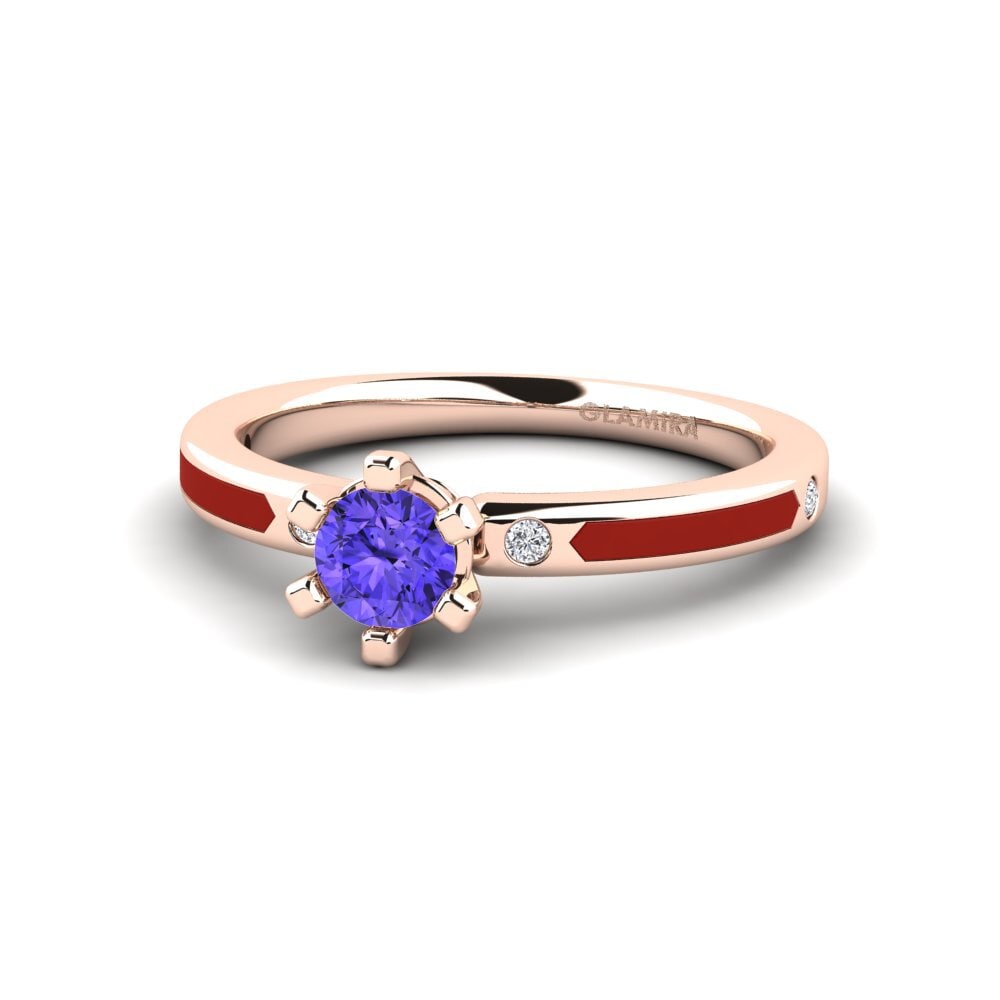 Ringe Solitär-Design Tansanit