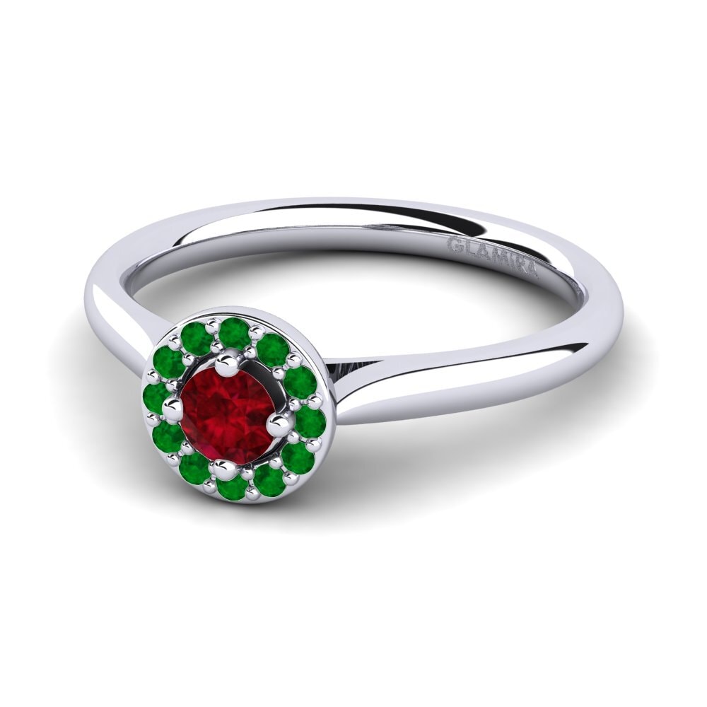 Ruby Engagement Ring Brianna