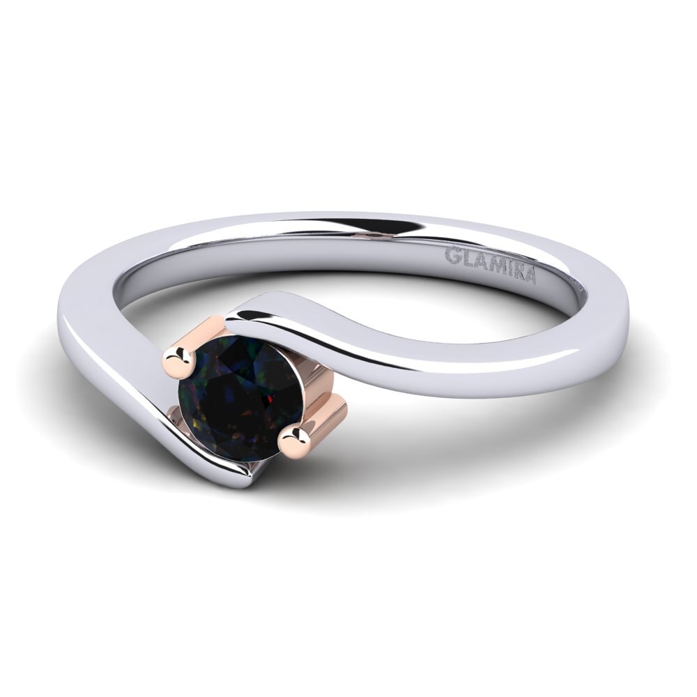 Opalo Negro Anillo de compromiso Bridal Element