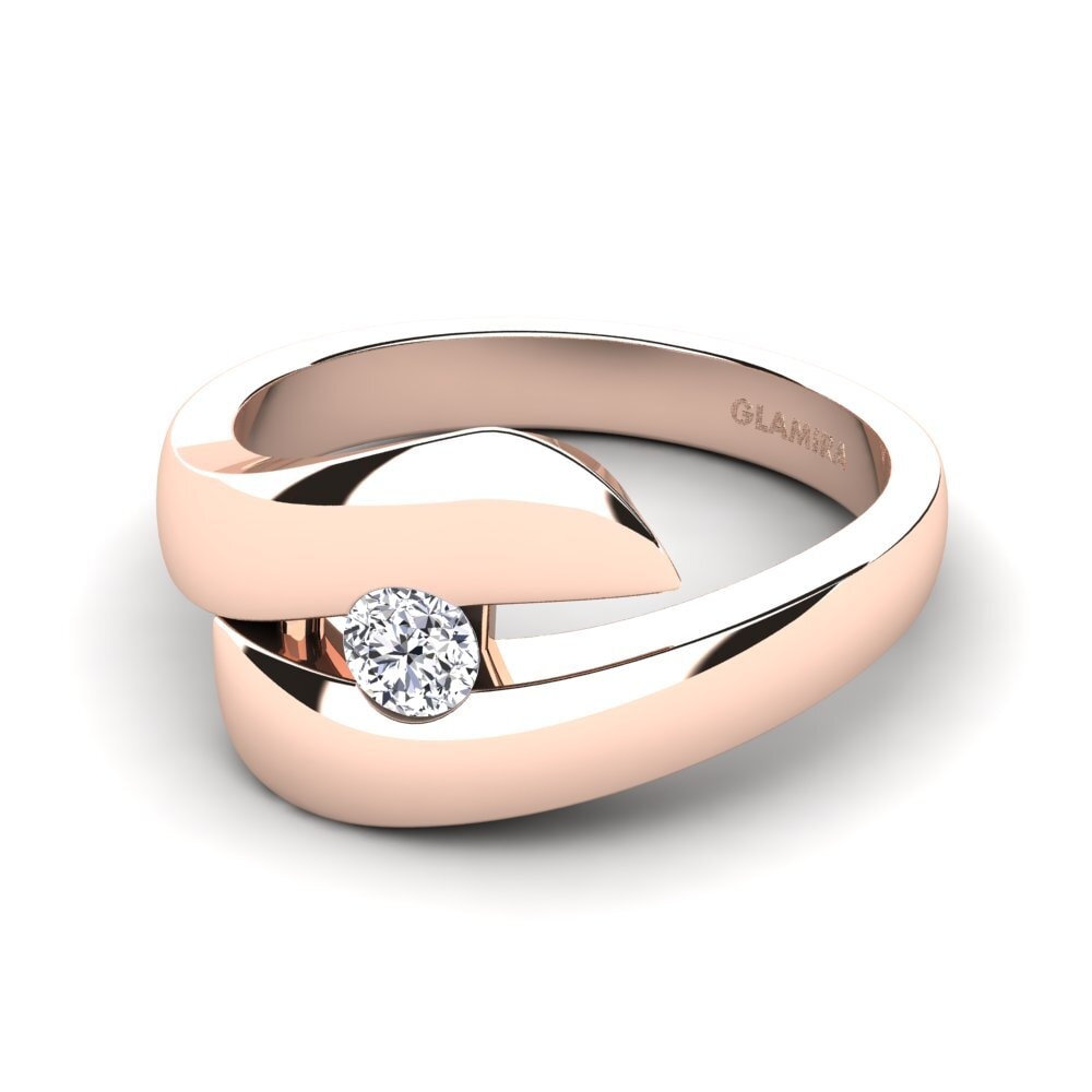 Rotgold 585 Verlobungsringe Calvina