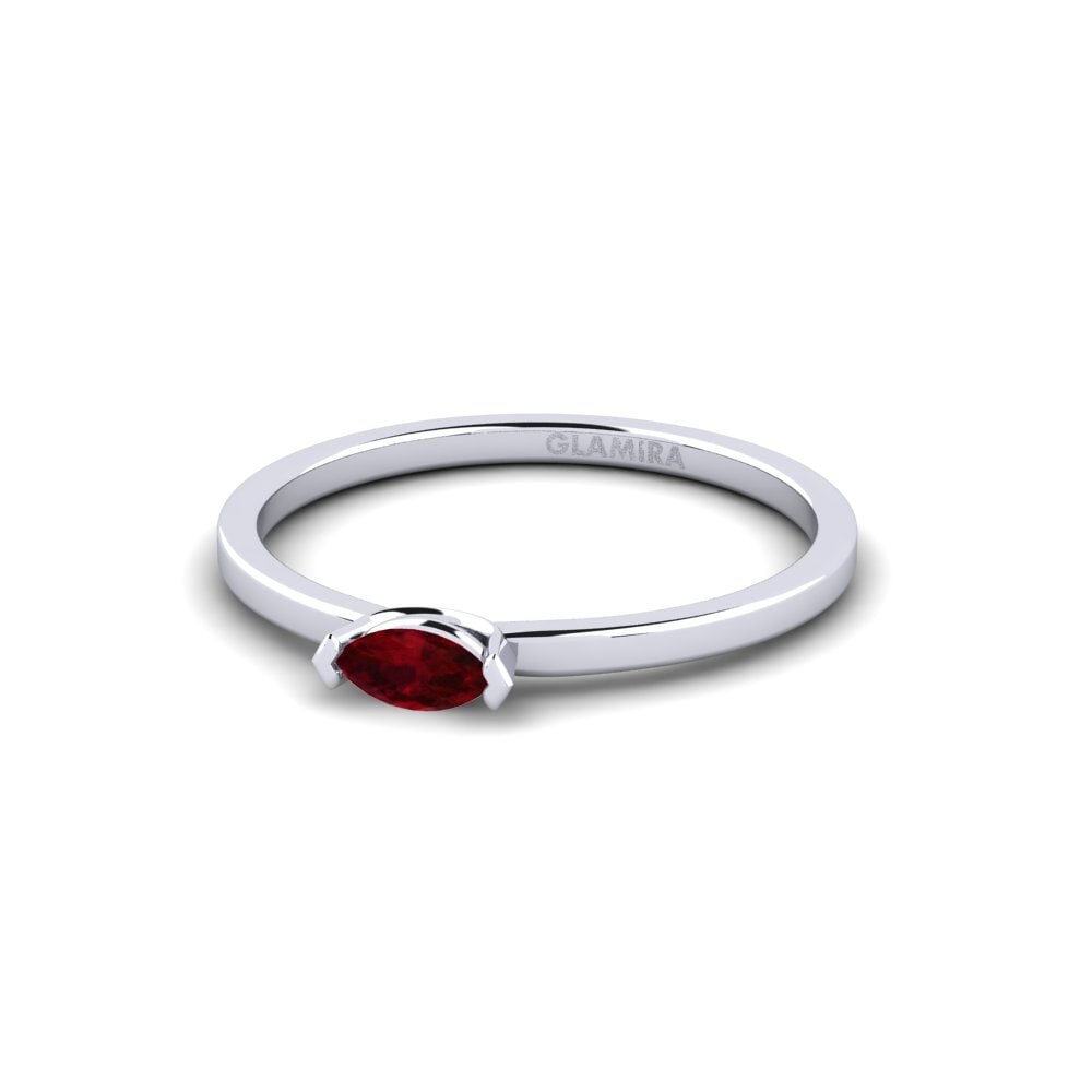 Ruby Engagement Ring Carcason
