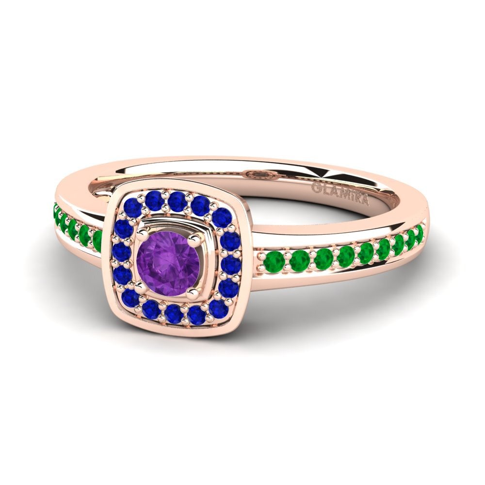 14ct Rose Gold Engagement Ring Claire