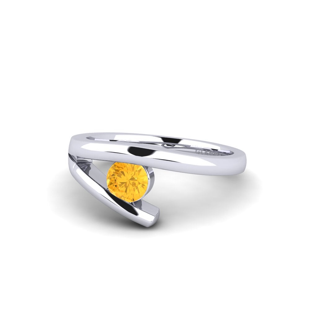 Citrin Verlobungsring Clara 0.5crt