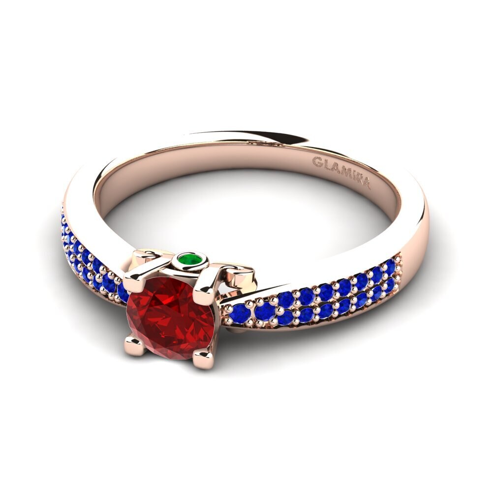 14ct Rose Gold Engagement Ring Donielle