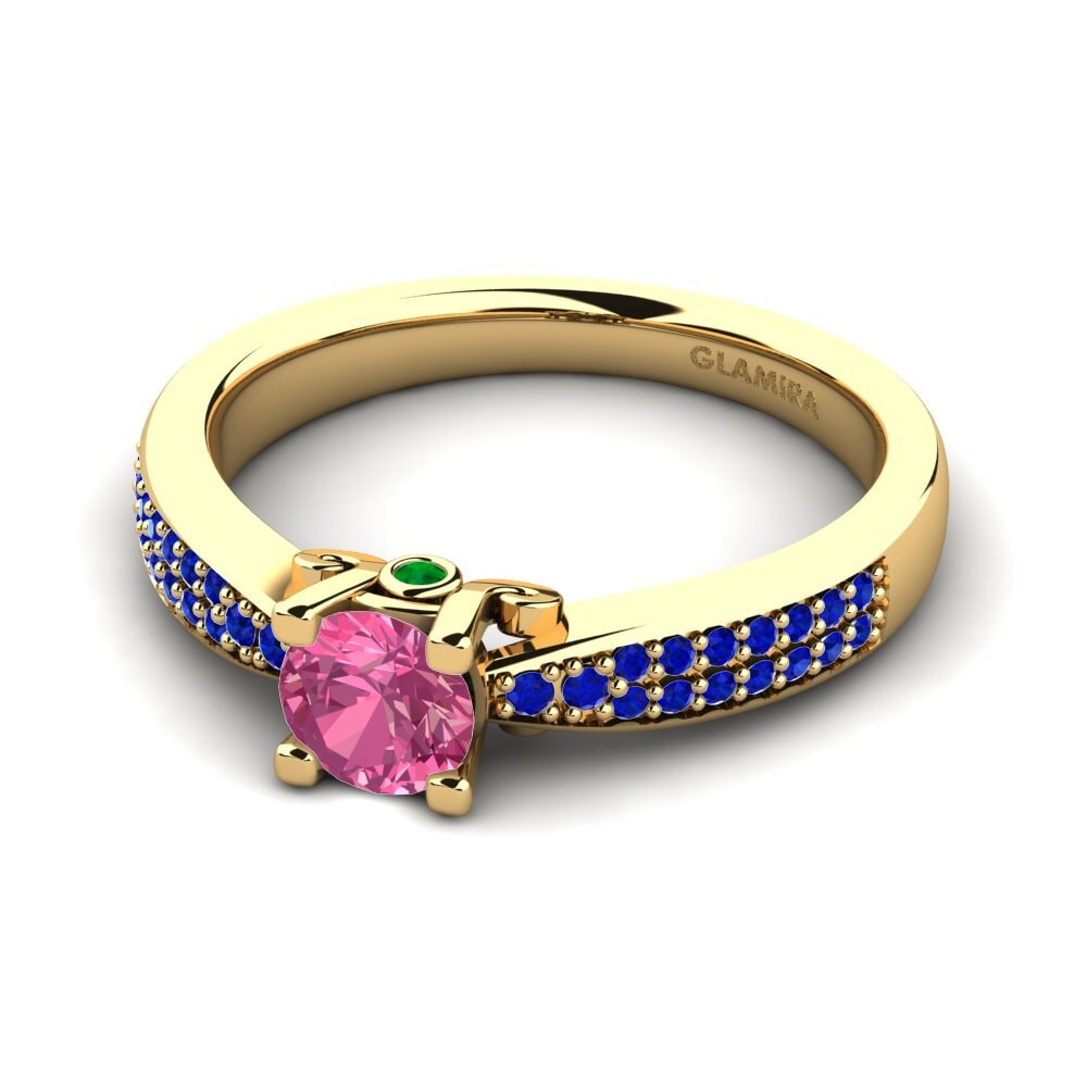 14K Yellow Gold Engagement Ring Donielle