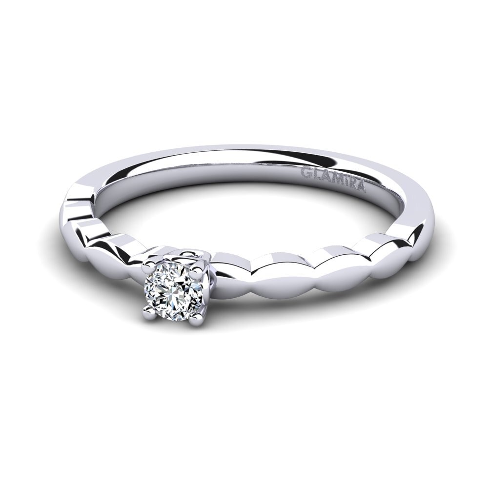 Zirconia Engagement Ring Effie 0.1 crt