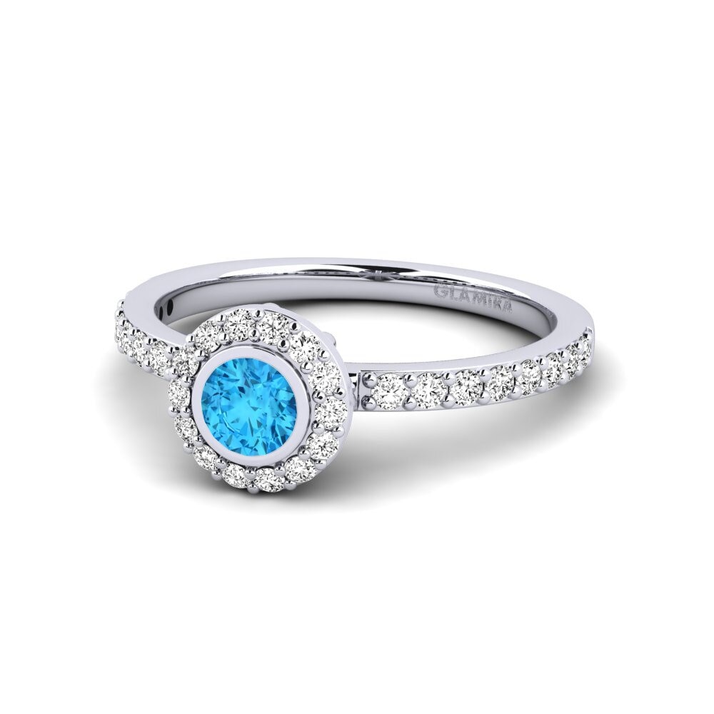 Blue Topaz Engagement Ring Fegolasens