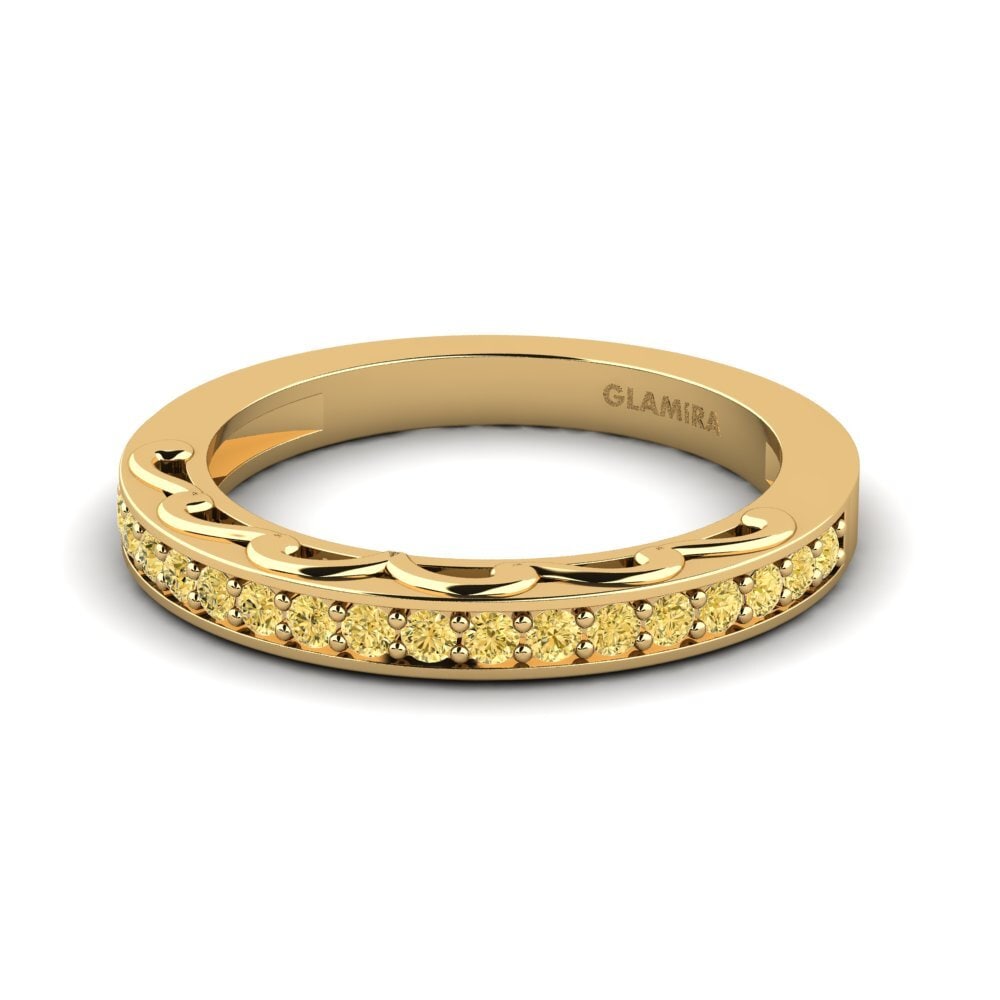 14ct Yellow Gold Yellow Diamond Bridal Set Gemmiferous Ring B
