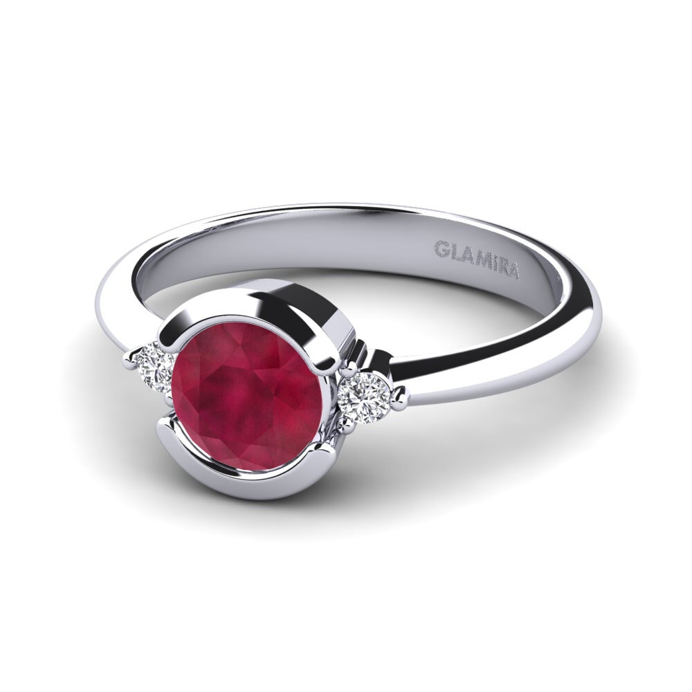 Rubí Anillo de compromiso Iselin