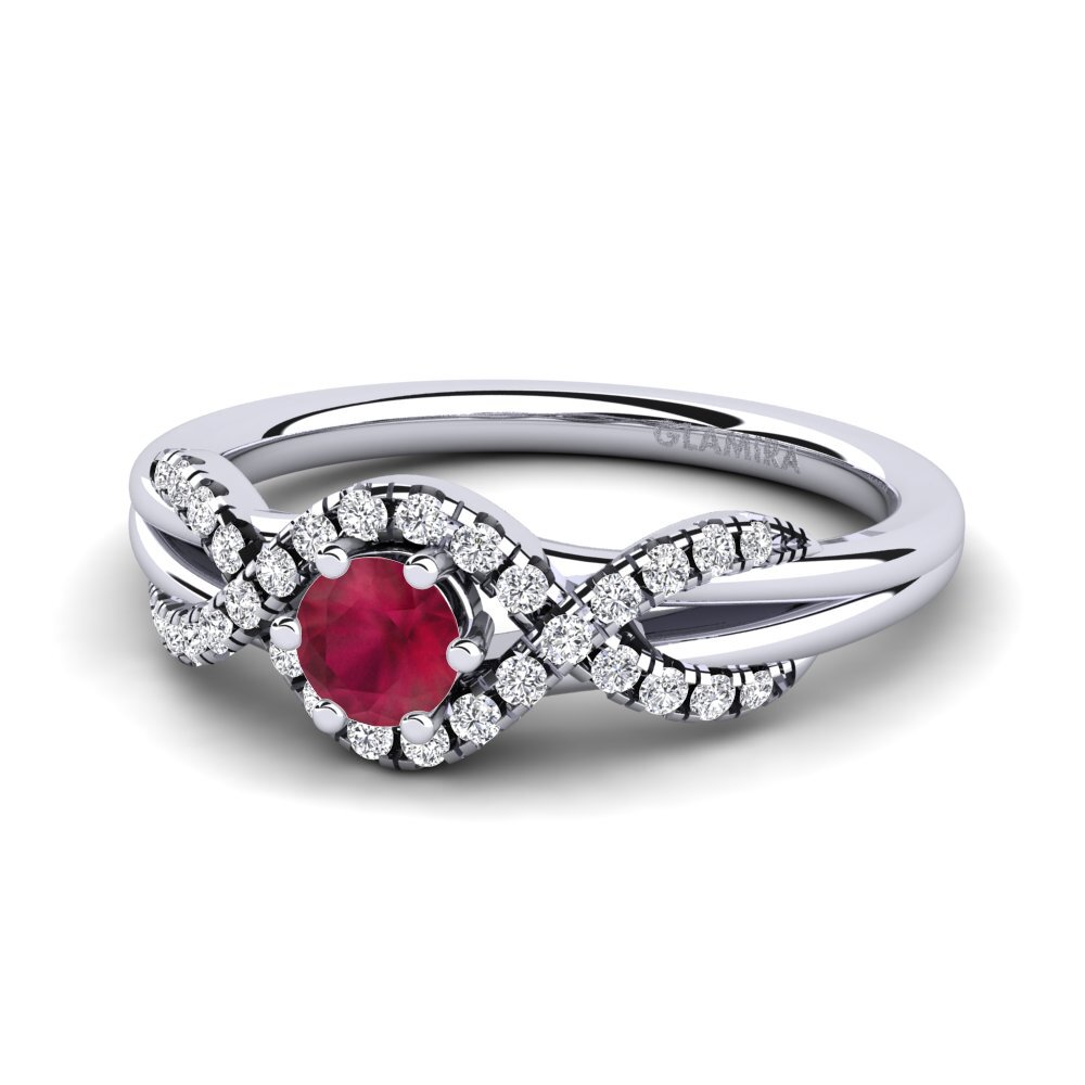 Ruby Engagement Ring Jilessa