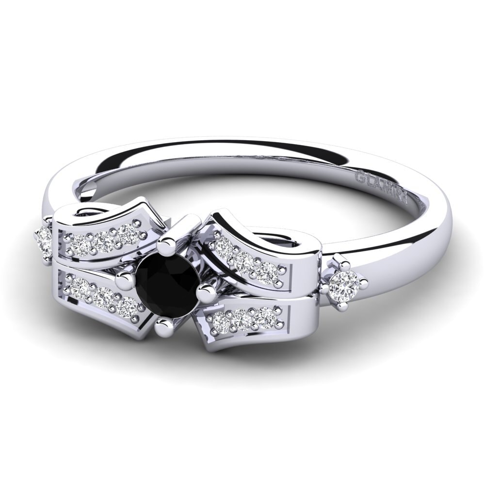 Black Diamond Engagement Ring Jueves