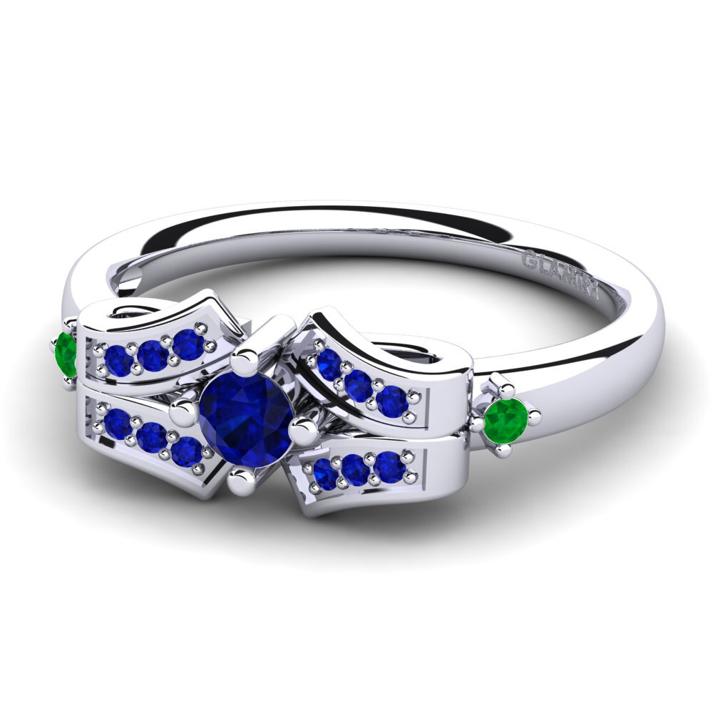 Zafiro Anillo de compromiso Jueves