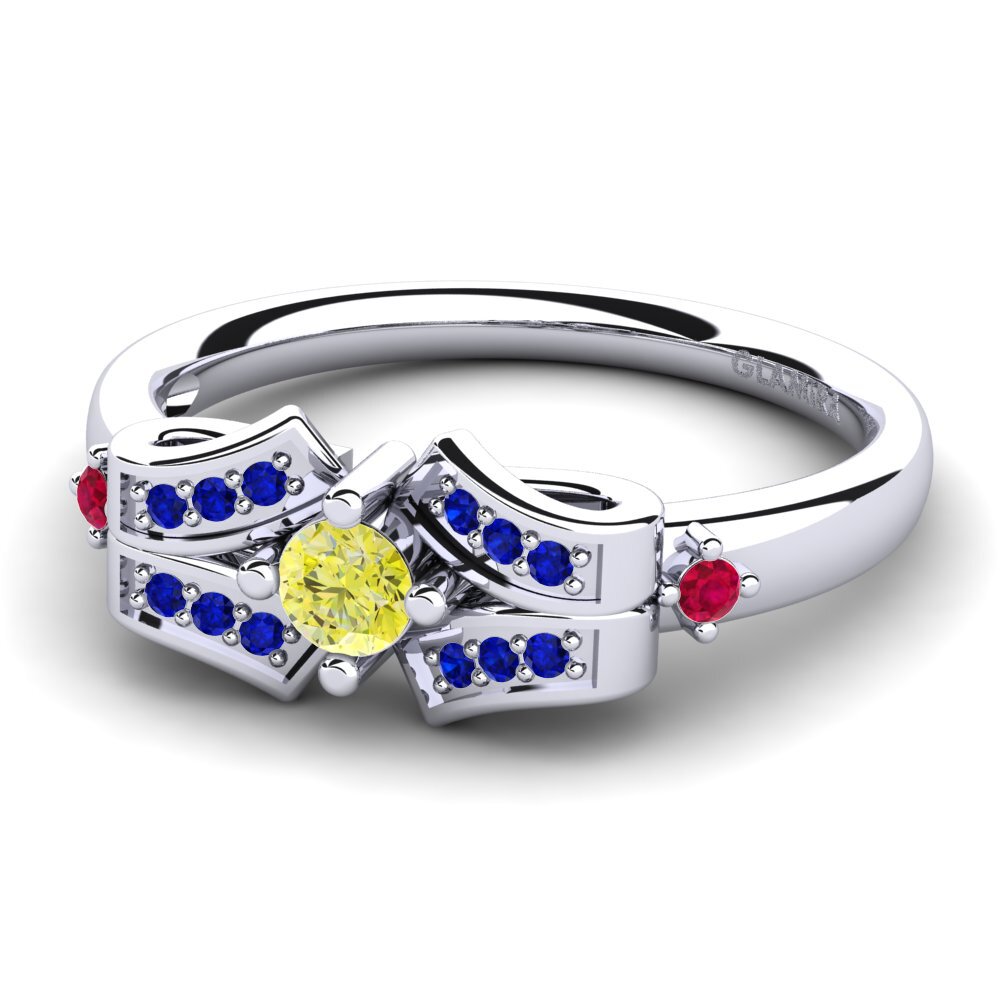 Yellow Diamond Engagement Ring Jueves