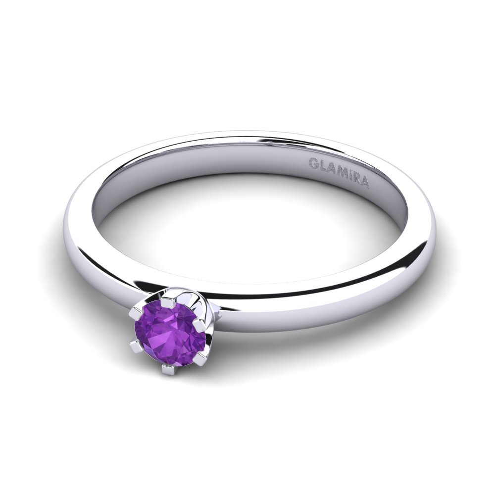 Amatista Anillo de compromiso Katherina 0.25crt