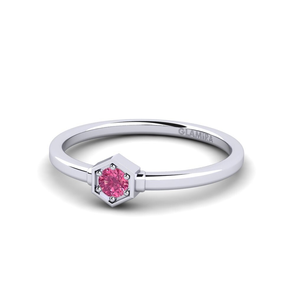 Turmalina rosa Anillo Keyser A